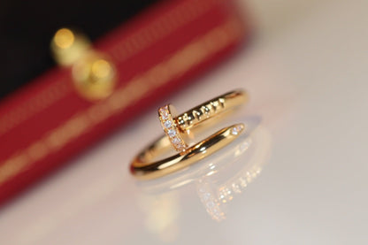 [BLAUE TRÄNEN]JUSTE RING 2,65 MM GOLD DIAMANT