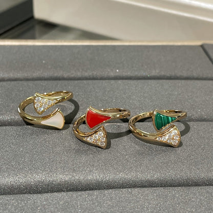 [BLAUE TRÄNEN]DREAM RING ROTGOLD DIAMANT