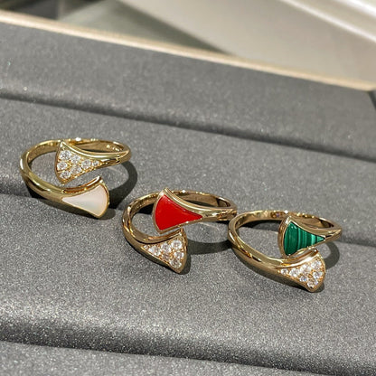 [BLAUE TRÄNEN]DREAM RING ROTGOLD DIAMANT