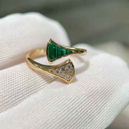 [BLAUE TRÄNEN]DREAM RING ROTGOLD DIAMANT