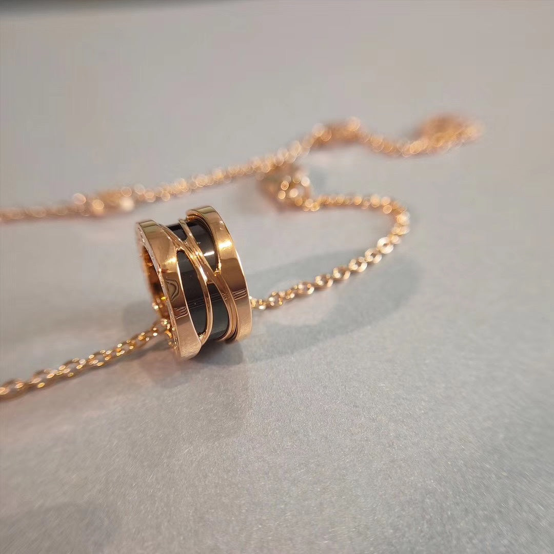 [BLAUE TRÄNEN]ZERO 1 HALSKETTE ROSA GOLD