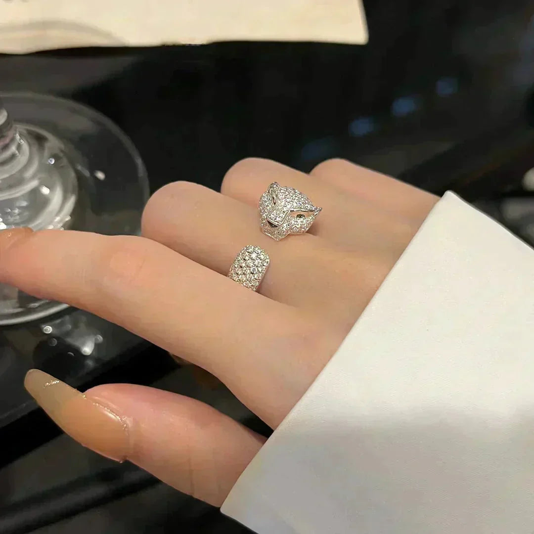 [BLAUE TRÄNEN] PANTHERE 5,5 MM DIAMANTRING