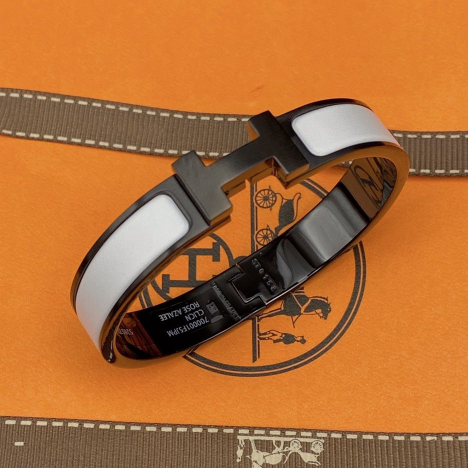 [BLUE TEARS]H ARMBAND 12MM SCHWARZ WEISS KERAMIK