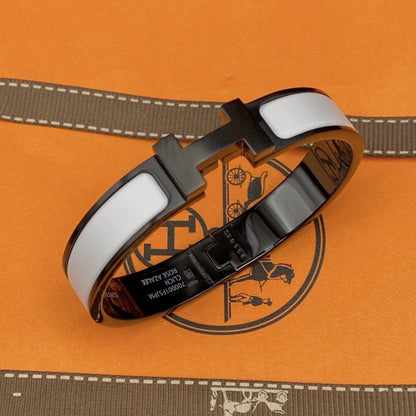 [BLUE TEARS]H ARMBAND 12MM SCHWARZ WEISS KERAMIK