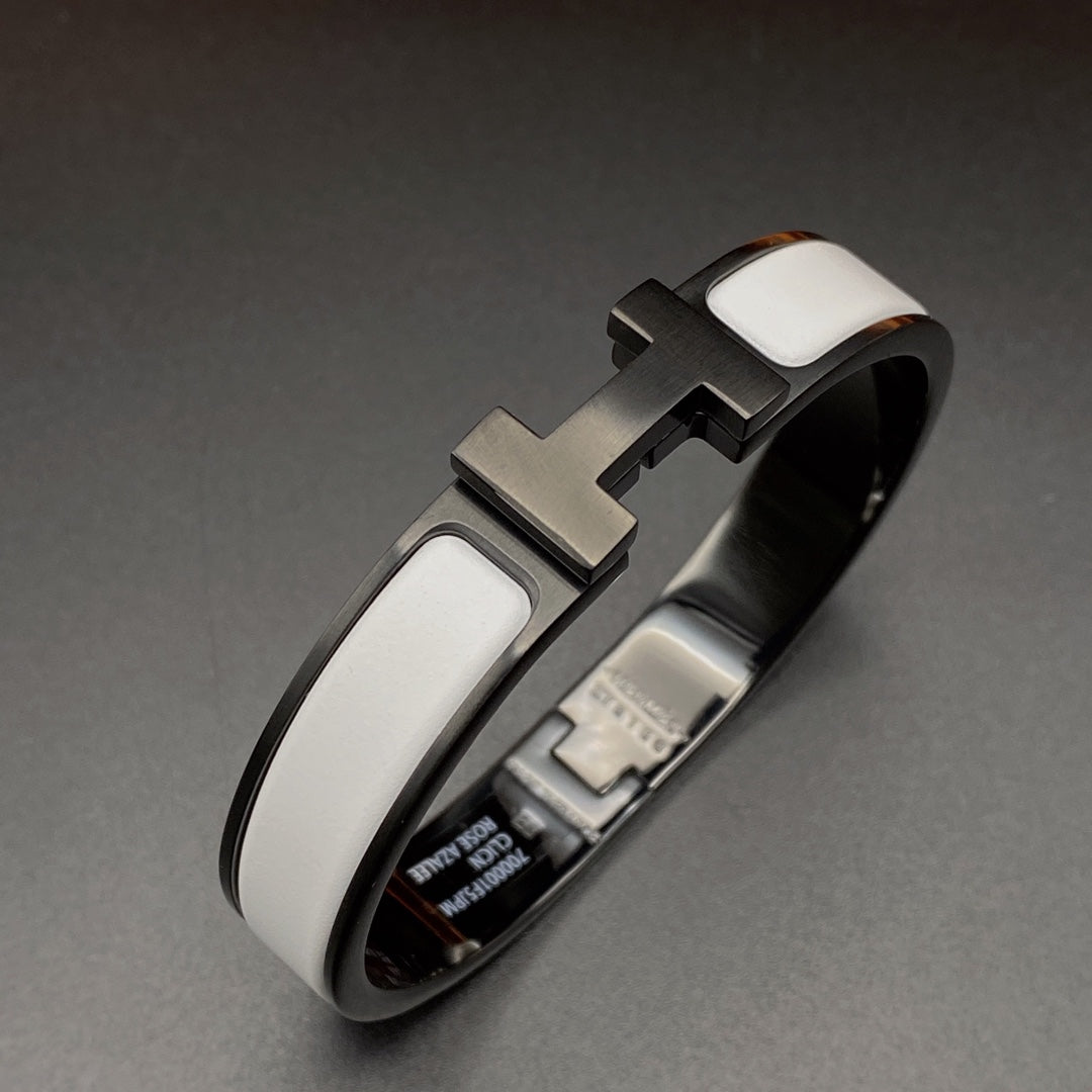 [BLUE TEARS]H ARMBAND 12MM SCHWARZ WEISS KERAMIK