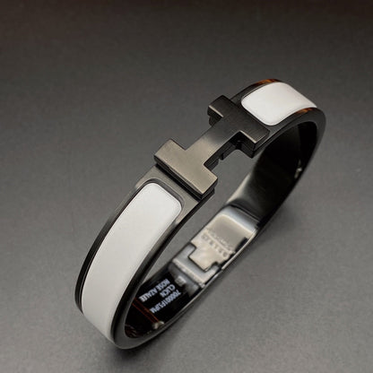 [BLUE TEARS]H ARMBAND 12MM SCHWARZ WEISS KERAMIK