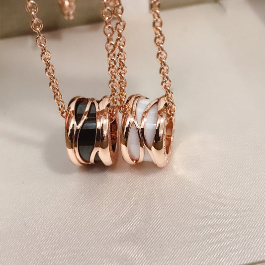 [BLAUE TRÄNEN] ZERO 1 VIER BAND ROSA GOLD KERAMIK