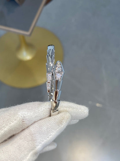 [BLAUE TRÄNEN]SERPENTI ARMBAND DIAMANTEN SILBER