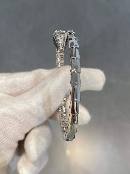 [BLAUE TRÄNEN]SERPENTI ARMBAND DIAMANTEN SILBER