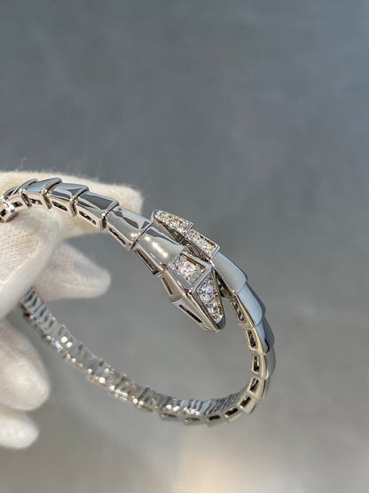 [BLAUE TRÄNEN]SERPENTI ARMBAND DIAMANTEN SILBER