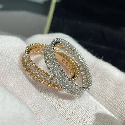[BLAUE TRÄNEN] PERLEE DIAMANT ROSÉGOLDRING