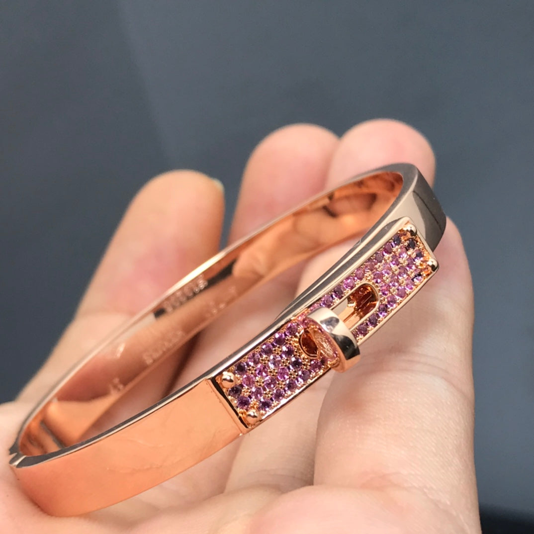 [BLAUE TRÄNEN]KELLY ARMBAND ROSA DIAMANT