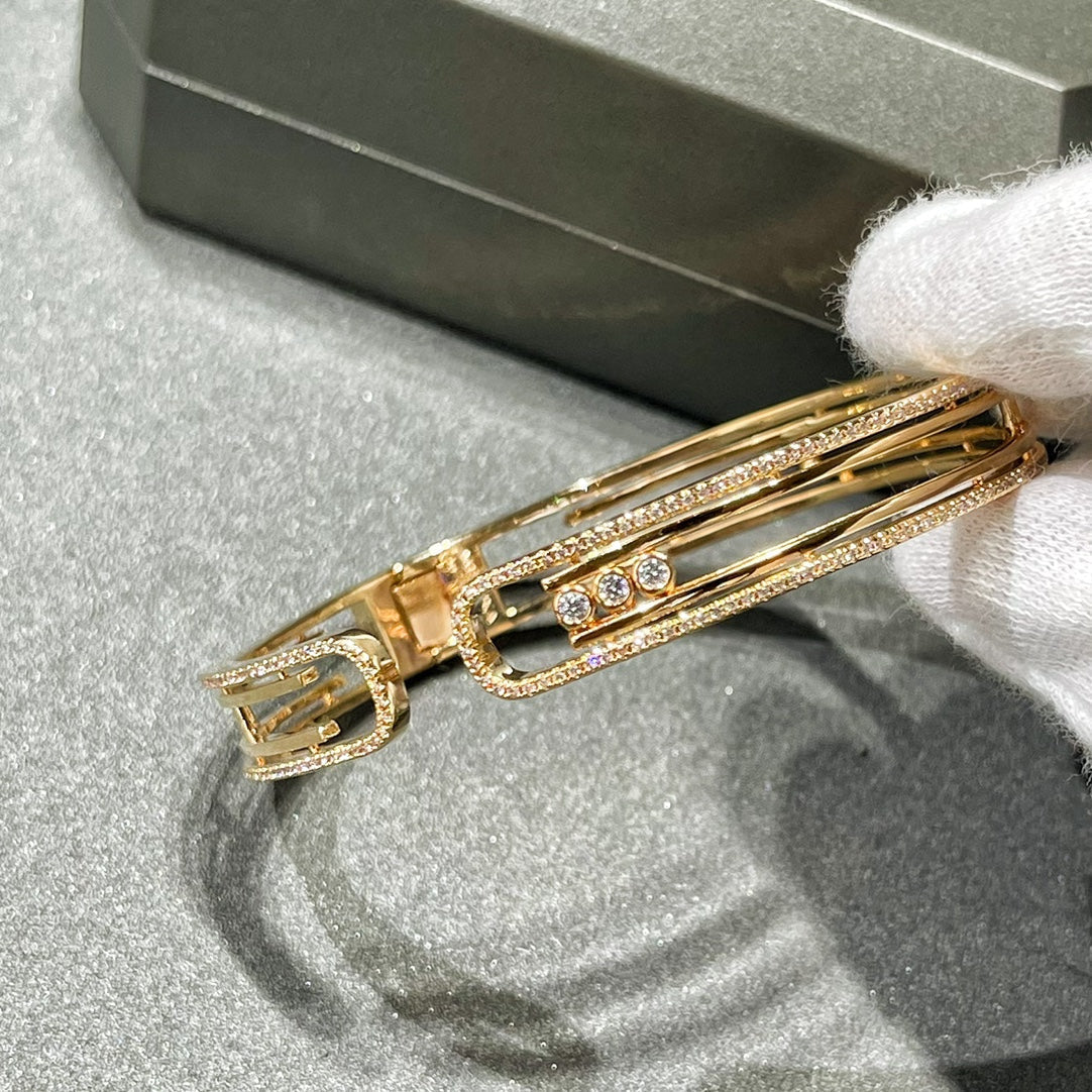 [Blue Tears Jewelry]MOVE 10TH PAVED DIAMOND BRACELET
