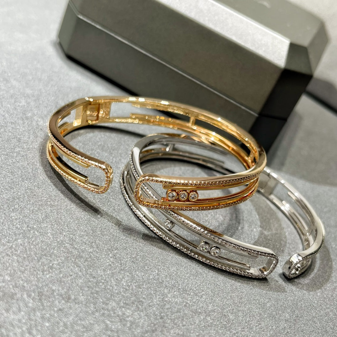 [Blue Tears Jewelry]MOVE 10TH PAVED DIAMOND BRACELET