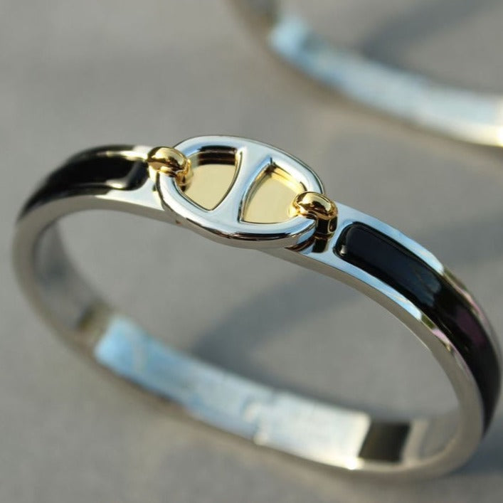 [BLAUE TRÄNEN] CLIC CHAINE SILBERARMBAND