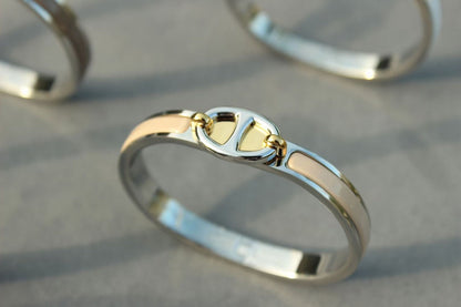 [BLAUE TRÄNEN] CLIC CHAINE SILBERARMBAND