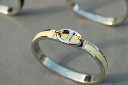 [BLAUE TRÄNEN] CLIC CHAINE SILBERARMBAND