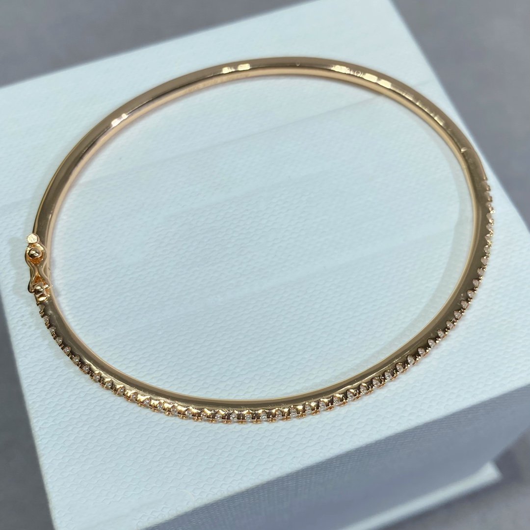 [BLAUE TRÄNEN] MINI-DIAMANT-TENNISARMBAND