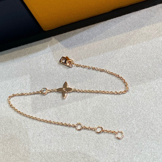 [BLUE TEARS]STAR DIAMOND PINK GOLD BRACELET