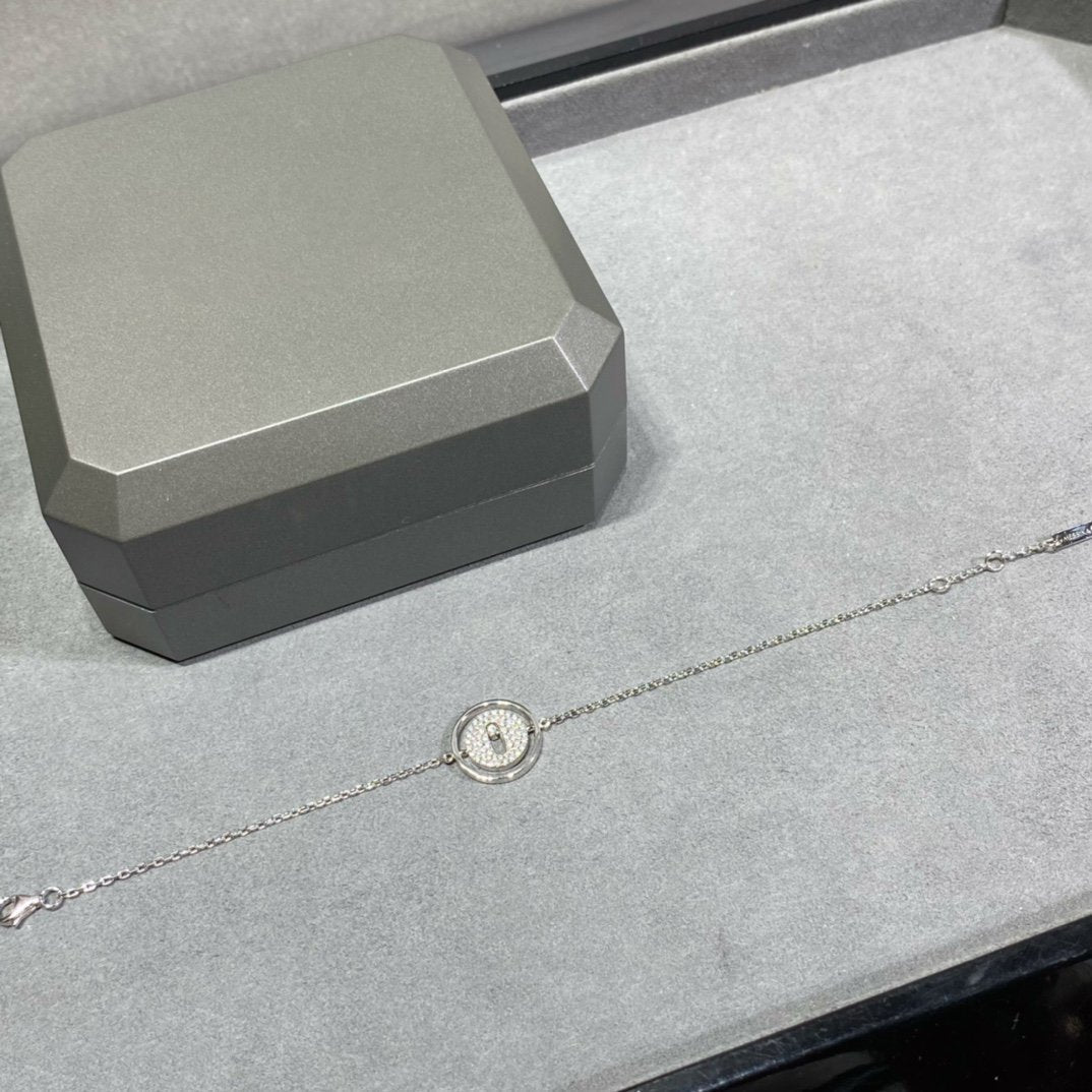[Blue Tears Jewelry]LUCKY MOVE DIAMOND PAVED BRACELET