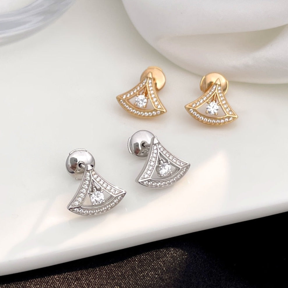 [BLAUE TRÄNEN]DREAM MINI DIAMANT OHRSTECKER