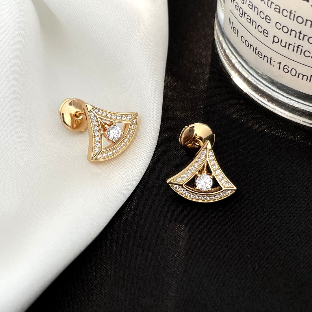 [BLAUE TRÄNEN]DREAM MINI DIAMANT OHRSTECKER