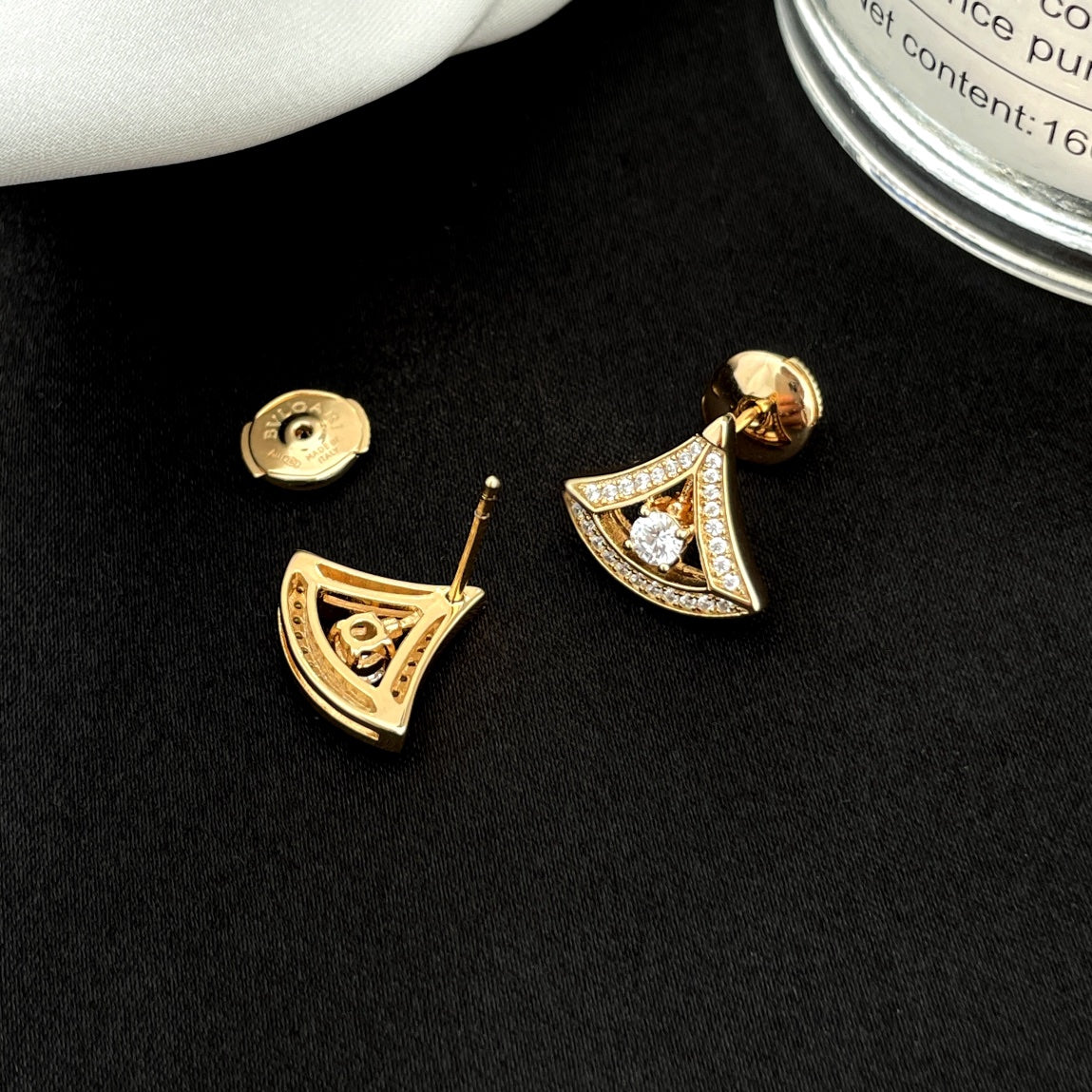 [BLAUE TRÄNEN]DREAM MINI DIAMANT OHRSTECKER