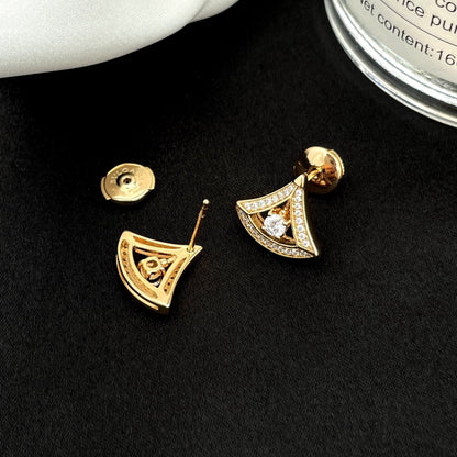 [BLAUE TRÄNEN]DREAM MINI DIAMANT OHRSTECKER