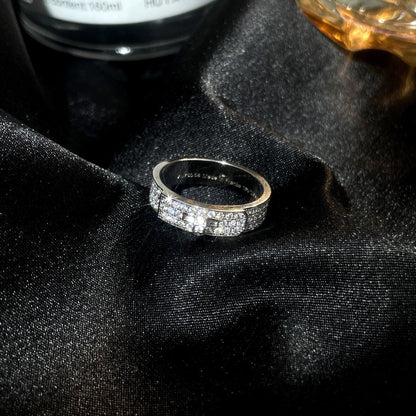 [BLAUE TRÄNEN] KELLY SILBERNER DIAMANTRING