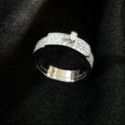 [BLAUE TRÄNEN] KELLY SILBERNER DIAMANTRING