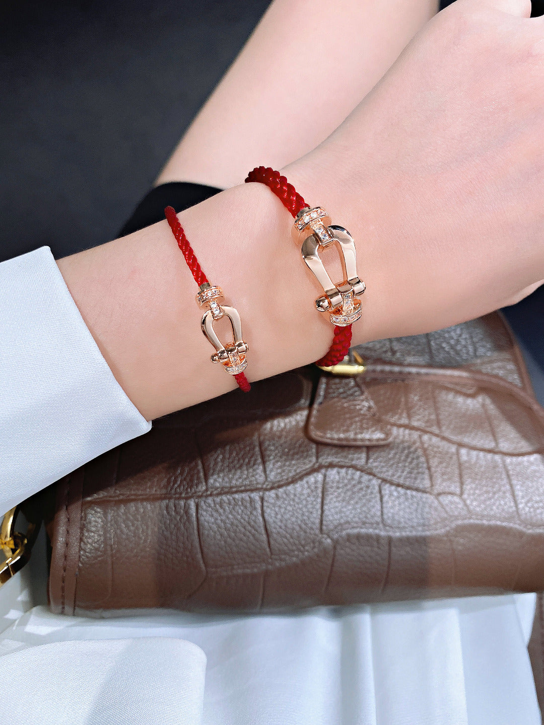 [BLUE TEARS]FORCE 10 HALF DIAMOND PINK GOLD RED CORDERI LARGE AND MEDIUM MODEL