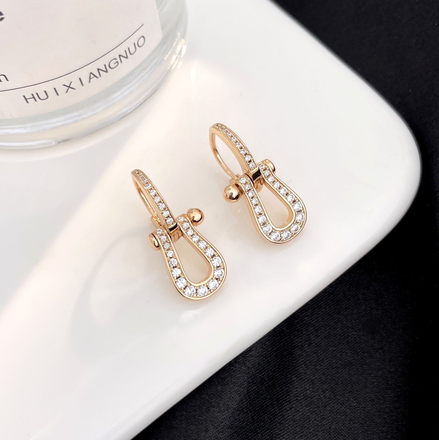 [BLUE TEARS]FORCE 10 VOLLMUNDIGE DIAMANT-OHRRINGE, MITTLERE MODELLE
