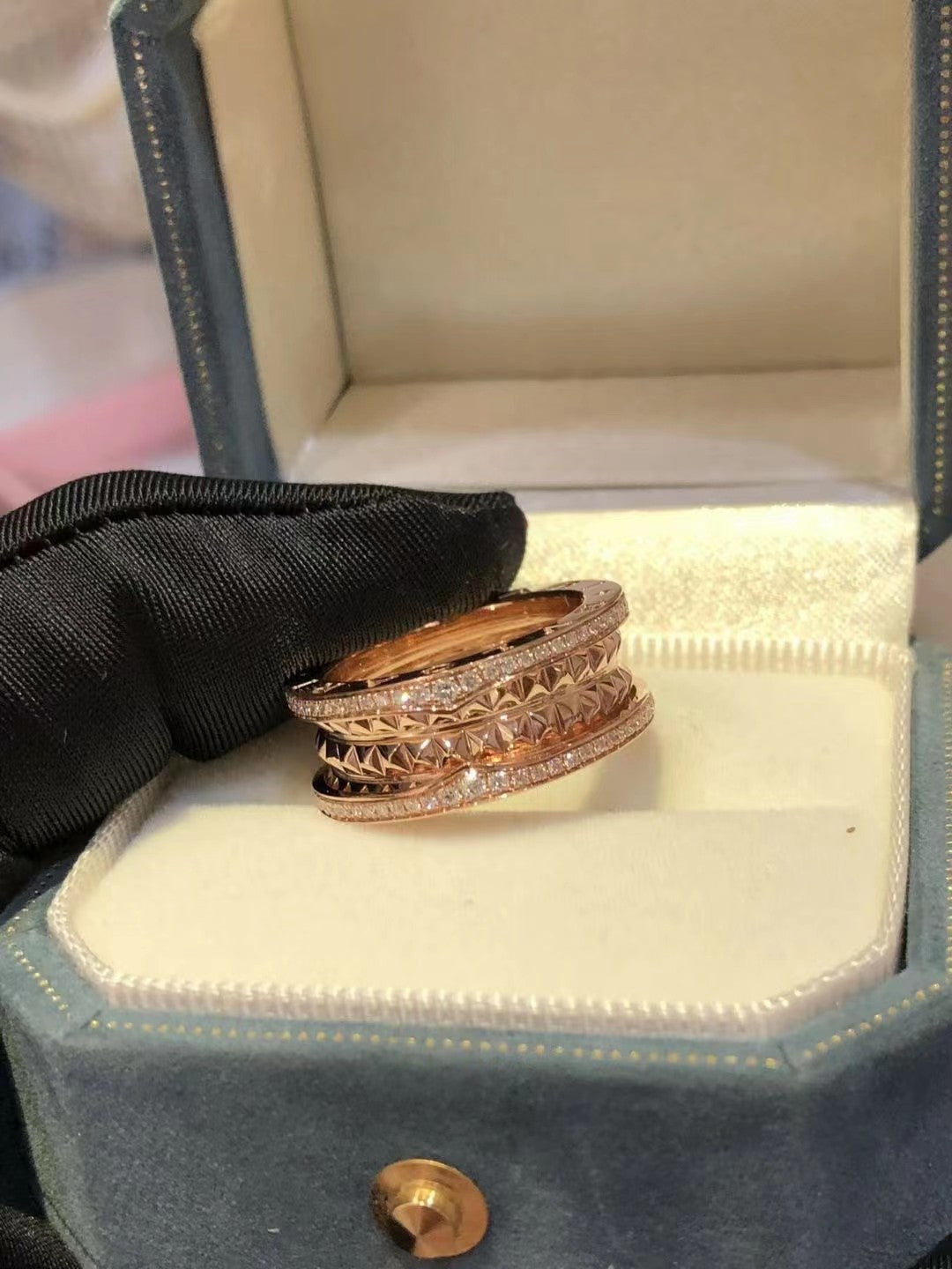 [BLAUE TRÄNEN] ZERO 1 ROCK DIAMANT ROSGOLD