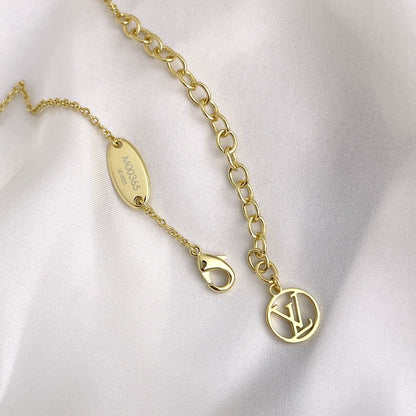 [BLAUE TRÄNEN]LOUISETTE GOLD HALSKETTE