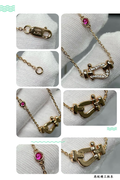 [ブルーティアーズ]フォース10 ダイヤモンド ピンクゴールドネックレス