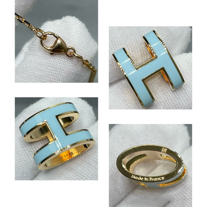 [BLAUE TRÄNEN]POP H HIMMELBLAU HALSKETTE