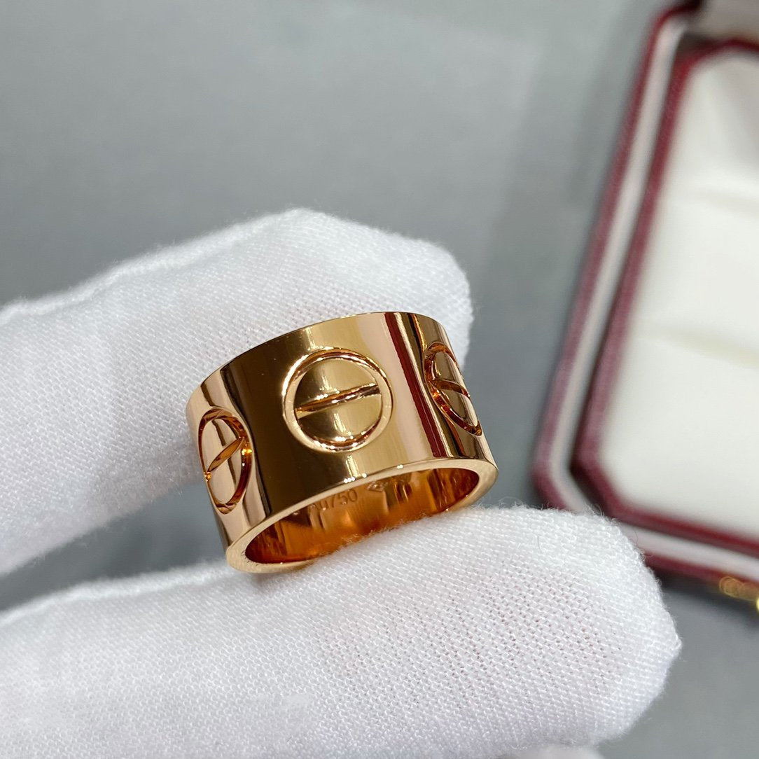 [BLAUE TRÄNEN] LIEBE 11MM GROSSER RING