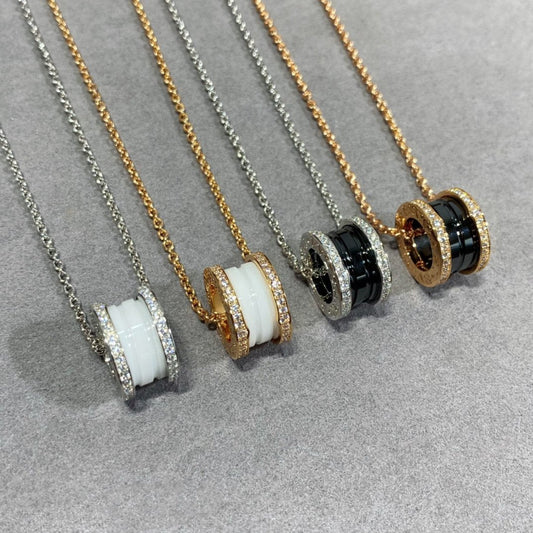 [BLUE TEARS]ZERO 1 DIAMOND CERAMIC NECKLACE