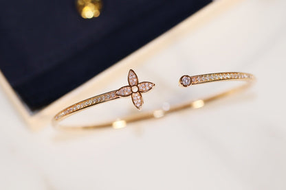 [BLUE TEARS]IDYLLE GOLD OFFENES ARMBAND MIT DIAMANTEN