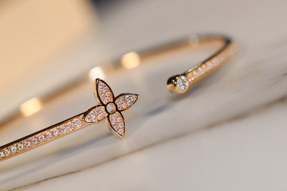 [BLUE TEARS]IDYLLE GOLD OFFENES ARMBAND MIT DIAMANTEN