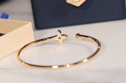 [BLUE TEARS]IDYLLE GOLD OFFENES ARMBAND MIT DIAMANTEN