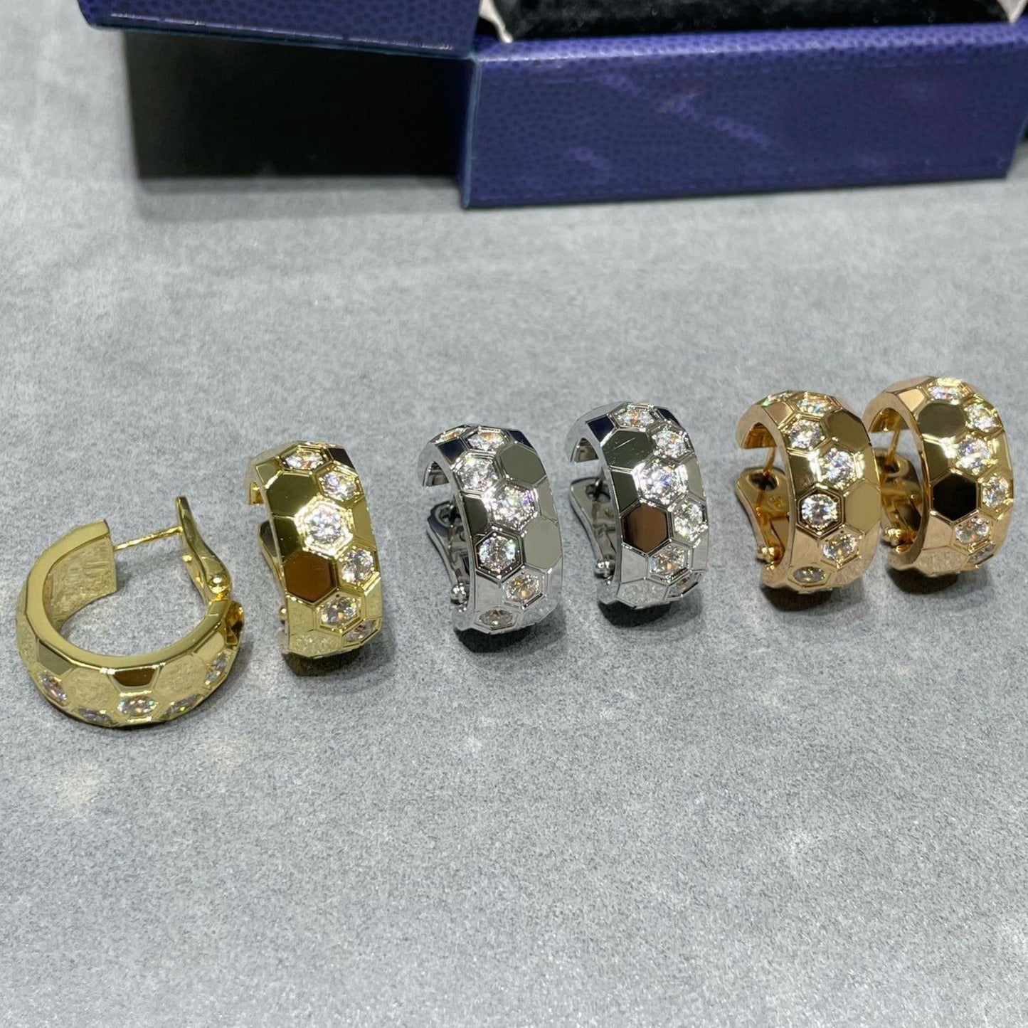[ブルーティアーズ]ビーラブ ダイヤモンド フープピアス