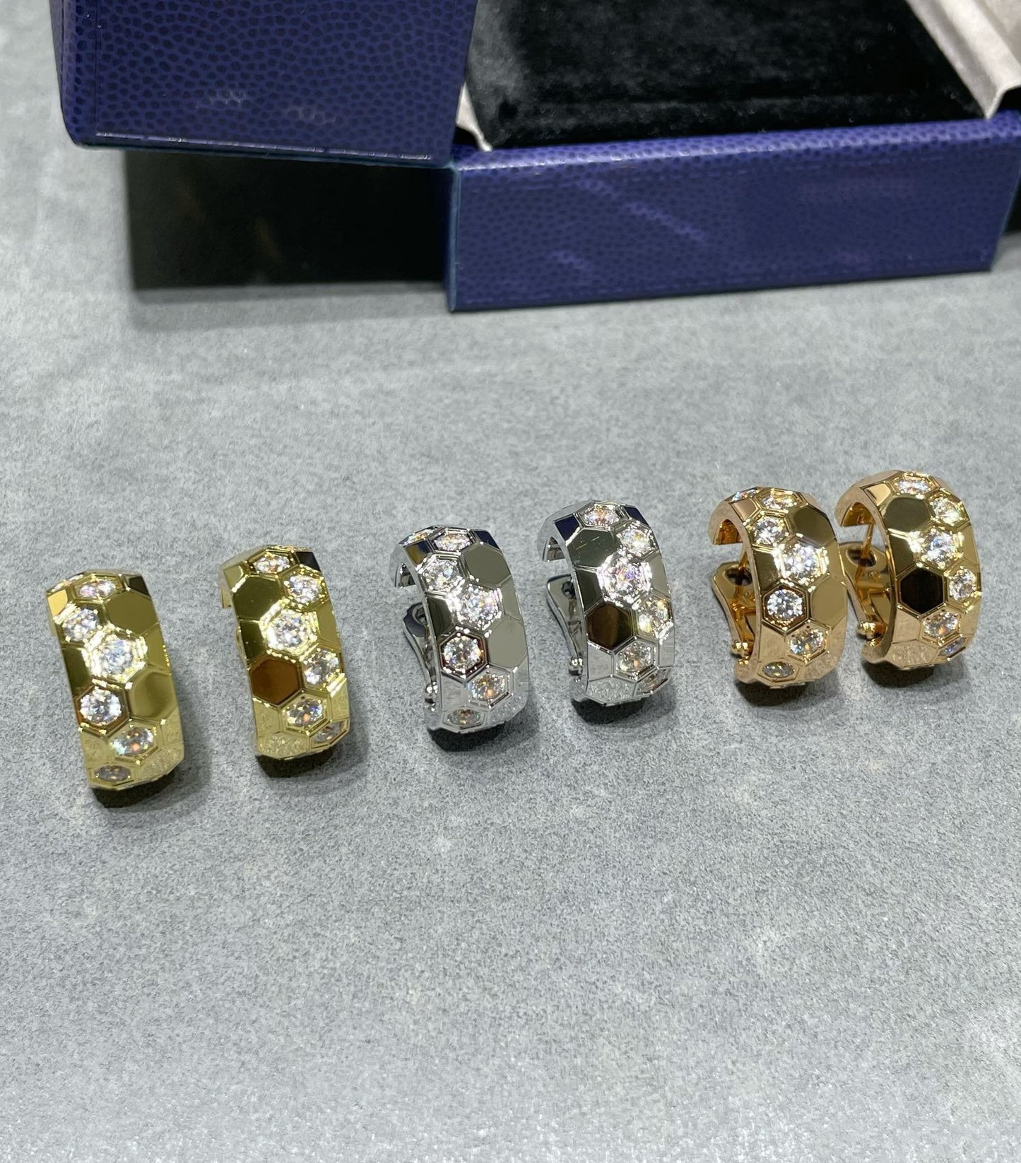 [ブルーティアーズ]ビーラブ ダイヤモンド フープピアス