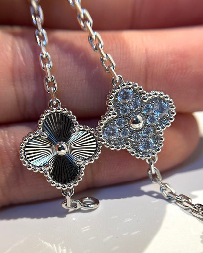 [BLUE TEARS] CLOVER 5 MOTIF LASER BRACELET COLLECTION
