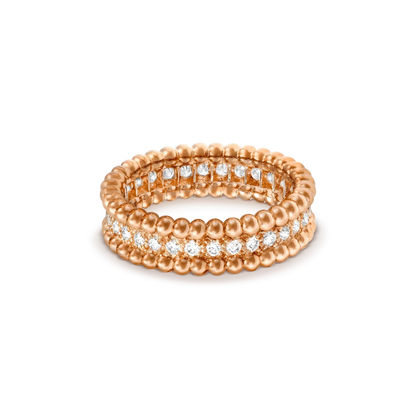 [BLAUE TRÄNEN] PERLEE DIAMANT ROSÉGOLDRING