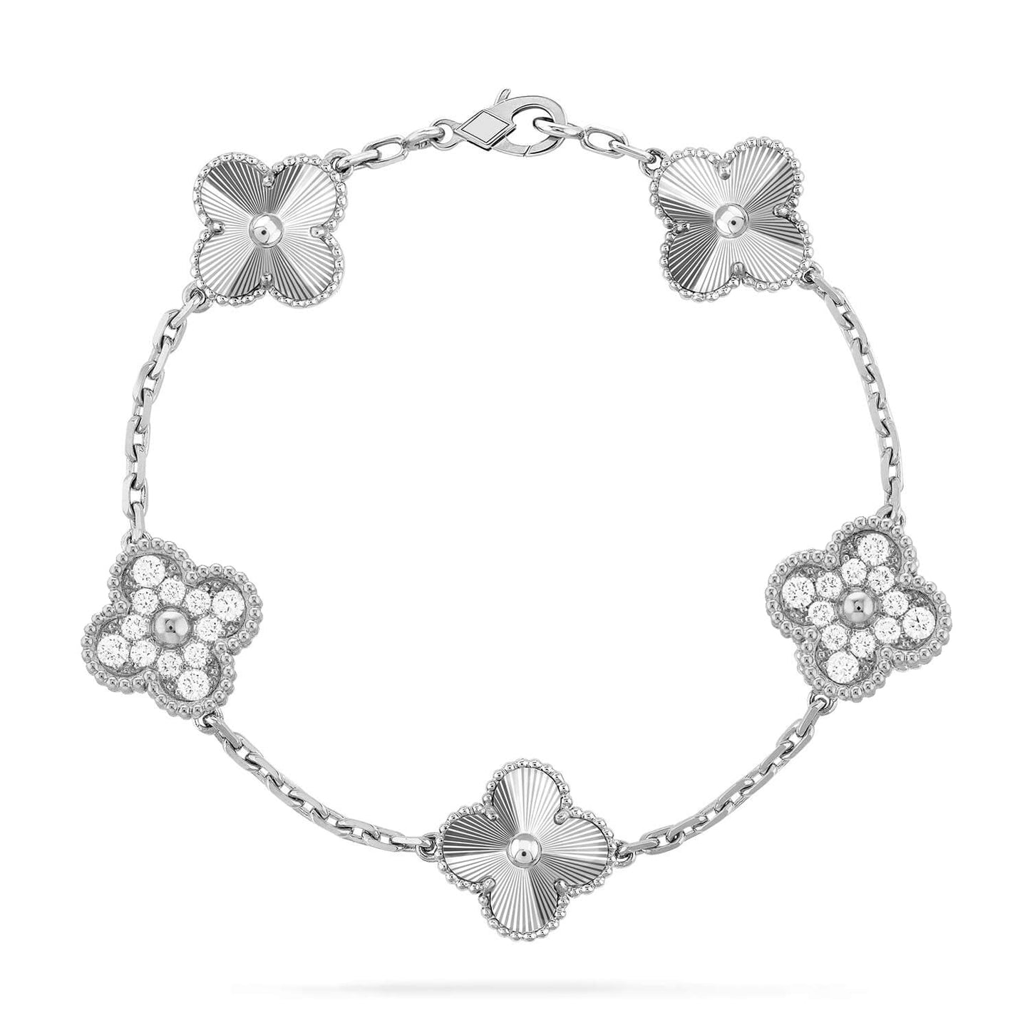 [BLUE TEARS] CLOVER 5 MOTIF LASER BRACELET COLLECTION