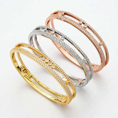[Blue Tears Jewelry]Move Romane pavé bangle