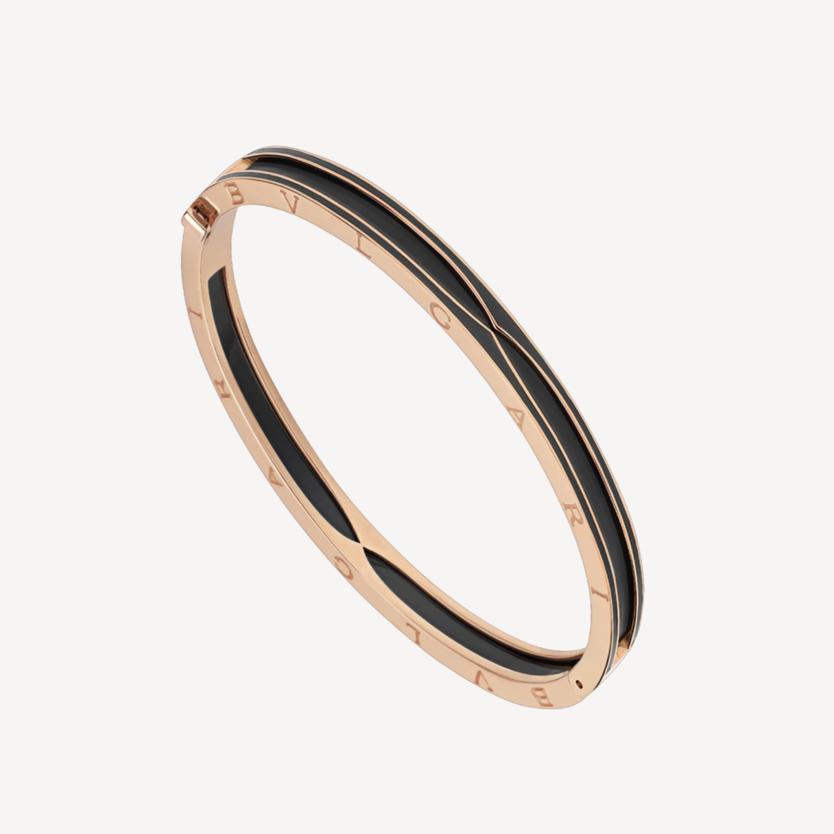 [BLUE TEARS]ZERO 1 ROSA GOLD MIT MATTSCHWARZEM KERAMIKARMBAND