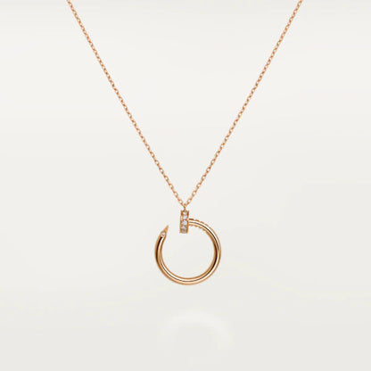 [BLAUE TRÄNEN]JUSTE HALSKETTE ROSA GOLD 