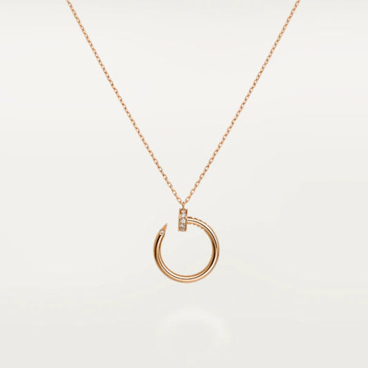 [BLAUE TRÄNEN]JUSTE HALSKETTE ROSA GOLD 